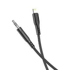 Кабель HOCO UPA18 AUX Lightning - Jack 3,5  1m черный