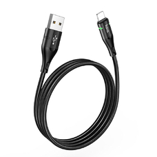 Кабель HOCO U110 USB-A - Lightning 2.4A 1,2m черный
