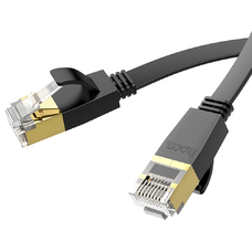 Кабель патч-корд HOCO US07 RJ45 - RJ45 Cat6 1m черный