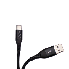 Кабель Profit QY-12 USB-Type-C 1.2m 2.4A черный