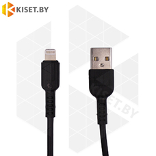 Кабель Profit QY-15 USB-Lightning 1m 2.4A черный