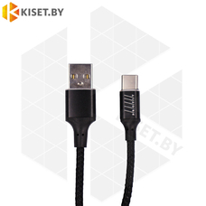 Кабель Profit QY-03 USB-Type-C 1m 2.4A черный