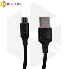 Кабель Profit QY-03 USB-microUSB 1m 2.4A черный