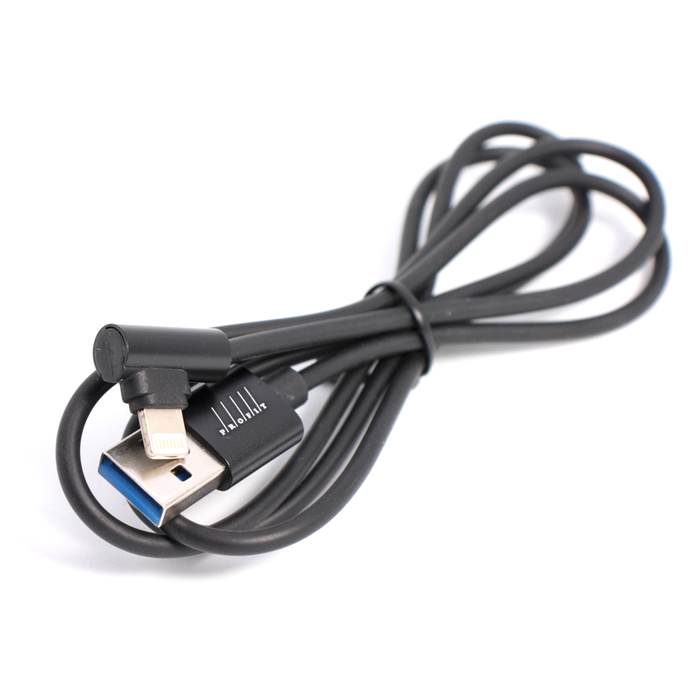 Кабель PROFIT M073-i6 Угловой USB-A - Lightning 1m 3А черный