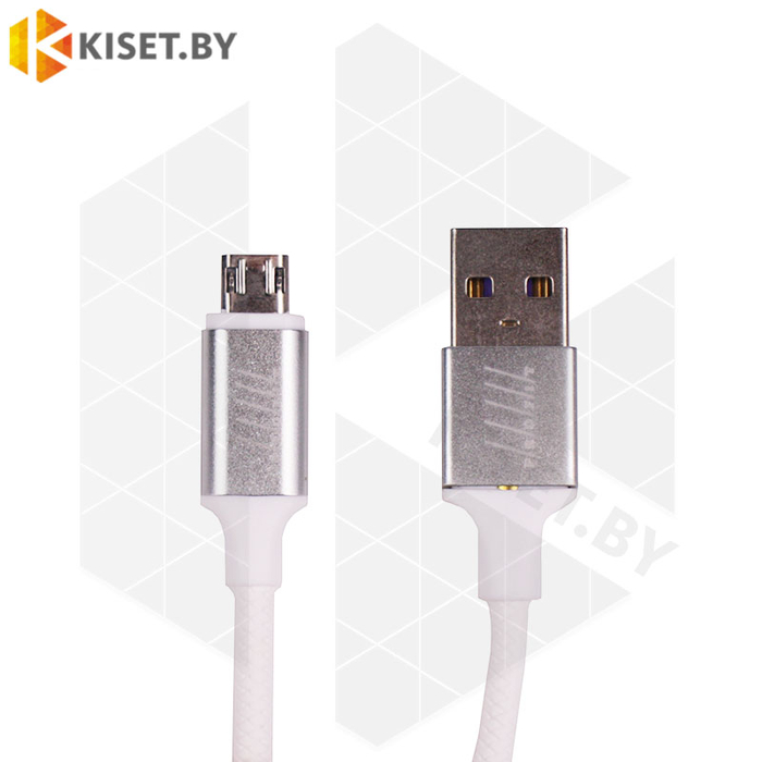 Кабель Profit QY-18 USB-microUSB 2m 3A белый