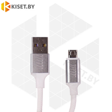 Кабель Profit QY-18 USB-microUSB 1m 3A белый