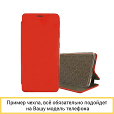 Чехол-книжка Magnetic Book Case с визитницей для Xiaomi Redmi Note 8T красный