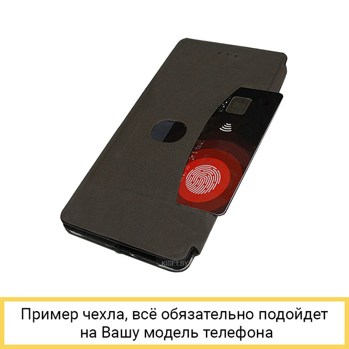 Чехол-книжка Magnetic Book Case с визитницей для Vivo Y19 черный