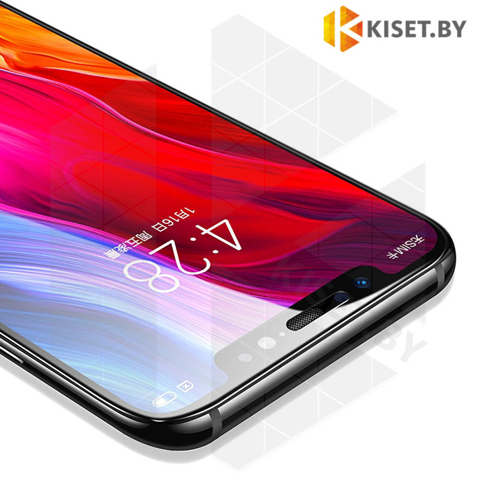 Защитное стекло Full Screen 5D для Xiaomi Redmi Note 6 pro черное
