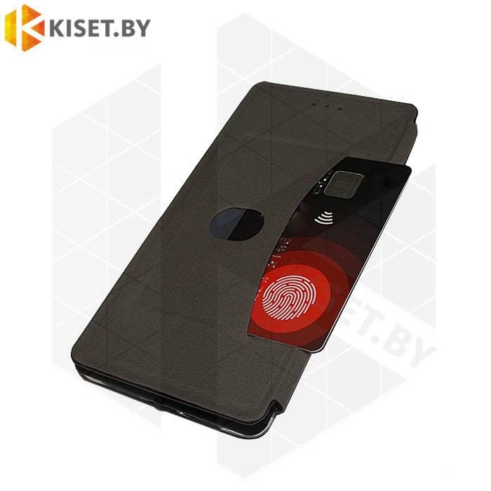 Чехол-книжка Book Case 3D с визитницей для Xiaomi Redmi K30 черный