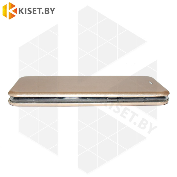 Чехол-книжка Magnetic Book Case с визитницей для Xiaomi Redmi Note 8T золотой
