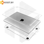 Чехол-накладка пластиковый для MacBook Pro TouchBar 13" (2016-2019) матовый розовый