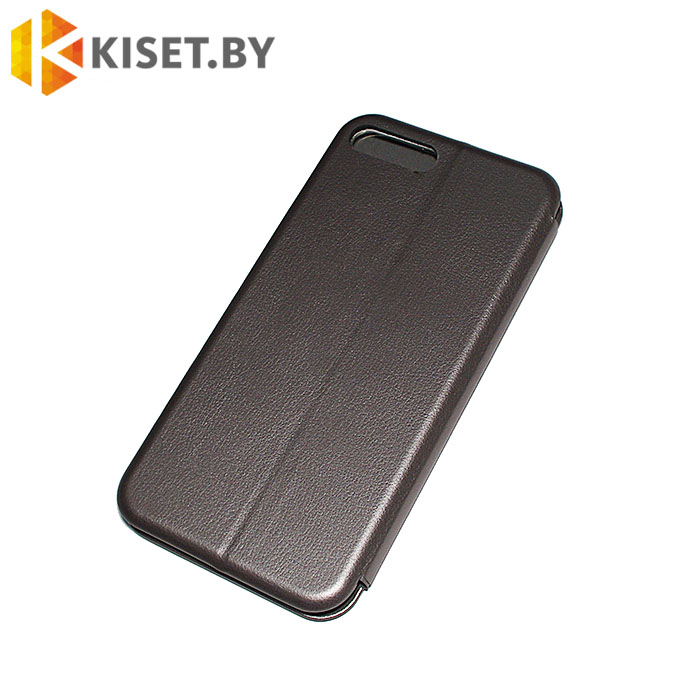 Чехол-книжка Book Case 3D с визитницей для iPhone 7 / 8 Plus графитовый
