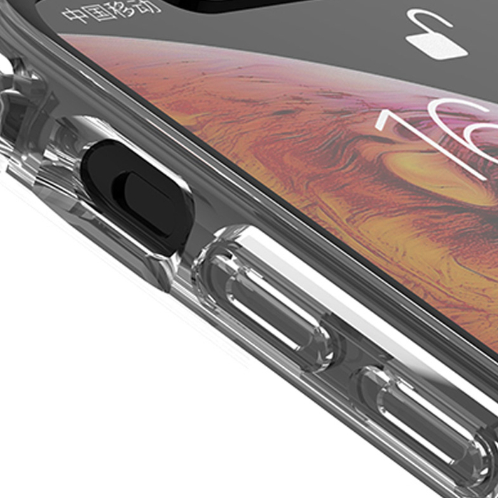 Силиконовый чехол противоударный iPAKY Crystal для iPhone 11 Pro Max прозрачный усиленные углы