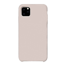 Бампер Silicone Case для iPhone 11 Pro Max лилово-бежевый