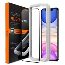 Защитное стекло SPIGEN ALM GLASS FC для IPHONE 11 / XR черный