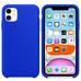 Бампер Silicone Case для iPhone 11 васильковый