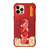 Чехол-накладка противоударный Skinarma Nami Apple iPhone 12 Pro Max с подставкой красный