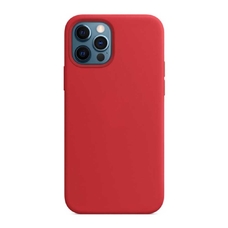Бампер Silicone Case для iPhone 12 Pro Max красный