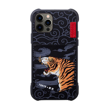 Чехол-накладка противоударный SKINARMA Densetsu Apple iPhone 12 Pro Max с карманом тигр