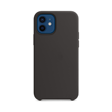 Бампер Silicone Case для iPhone 12 / 12 Pro черный