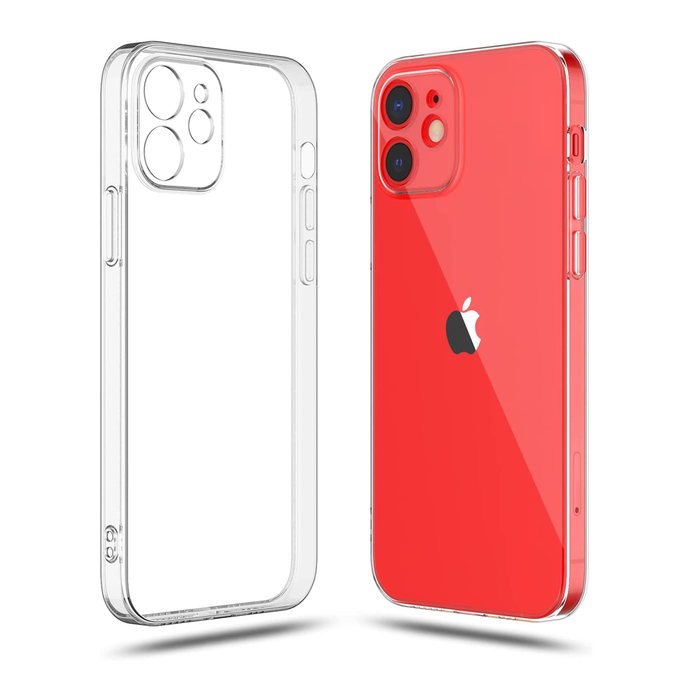 Силиконовый чехол KST SC для Apple iPhone 12 прозрачный