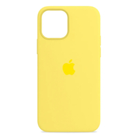Бампер Silicone Case для iPhone 12 / 12 Pro лимонный