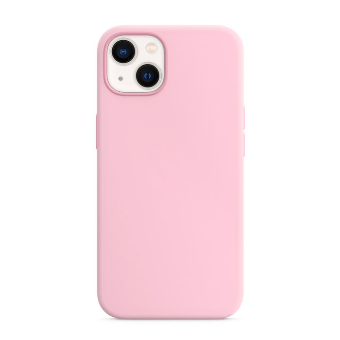 Бампер Silicone Case с Magsafe для iPhone 13 розовый