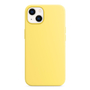 Бампер Silicone Case для iPhone 13 лимонный