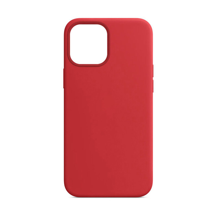 Бампер Silicone Case для iPhone 13 красный