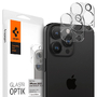 Защитное стекло на камеру SPIGEN OPTIK.TR EZ FIT для IPHONE 14 PRO / PRO MAX / 15 PRO / PRO MAX прозрачный 2 шт.