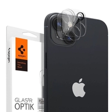Защитное стекло на камеру SPIGEN OPTIK.TR EZ FIT для IPHONE 14 / 14 PLUS прозрачный 2 шт.