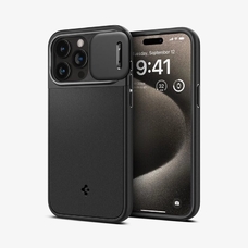 Чехол SPIGEN OPTIK ARMOR MAG MAGSAFE для IPHONE 15 PRO MAX черный