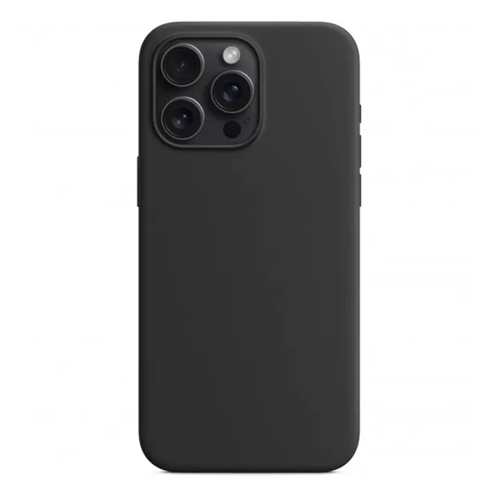Бампер KST Silicone Case для iPhone 15 Pro Max черный