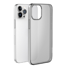 Силиконовый чехол Hoco для iPhone 15 Pro Max серый