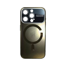 Пластиковый чехол AutoFocus с Magsafe для Apple Iphone 15 Pro титановый