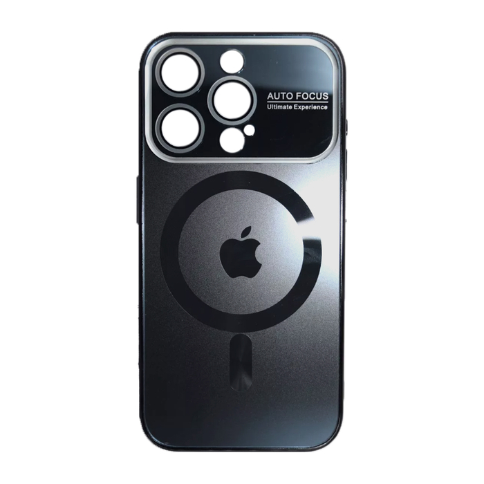 Пластиковый чехол AutoFocus с Magsafe для Apple Iphone 15 Pro черный