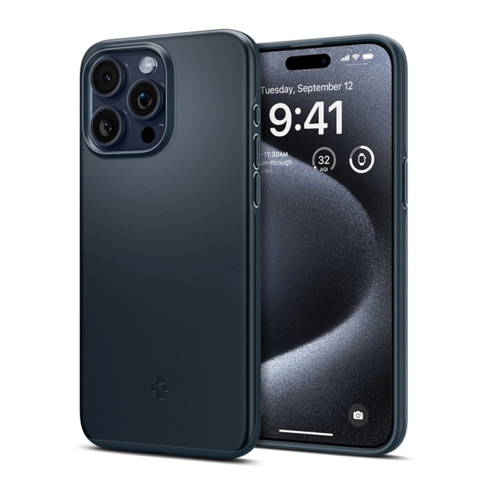 Чехол SPIGEN THIN FIT для IPHONE 15 PRO темно-синий