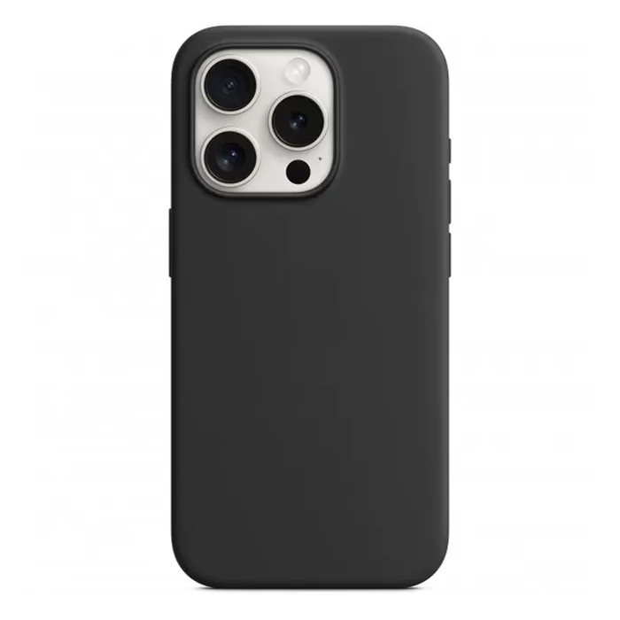 Бампер KST Silicone Case для iPhone 15 Pro черный