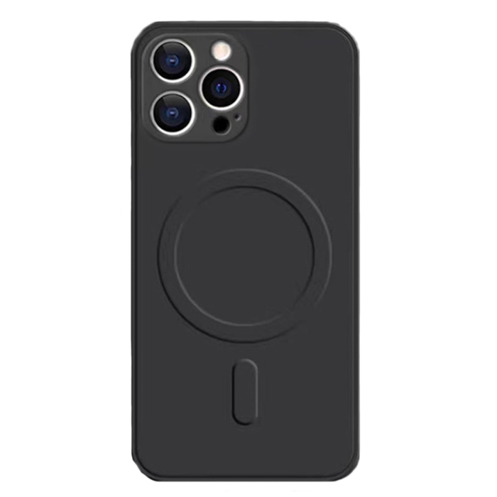 Бампер Silicone Case с Magsafe для iPhone 15 Pro черный