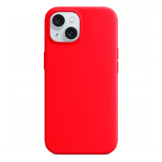 Бампер KST Silicone Case для iPhone 15 красный