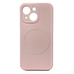 Бампер Silicone Case с Magsafe для iPhone 15 пудровый