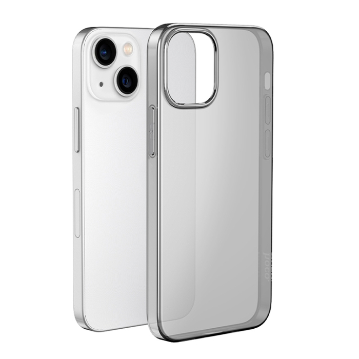 Силиконовый чехол Hoco для iPhone 15 серый