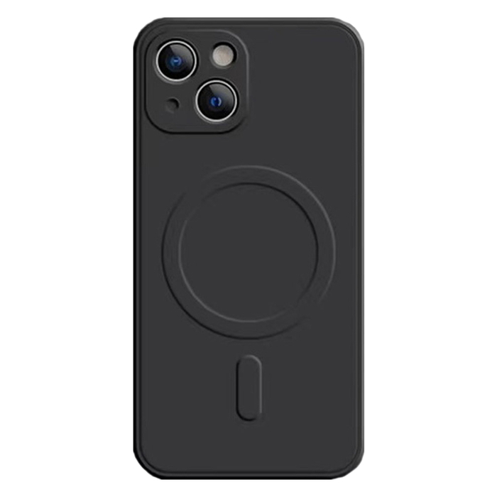 Бампер Silicone Case с Magsafe для iPhone 15 черный