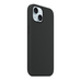 Силиконовый soft touch чехол KST для Apple iPhone 15 черный с MagSafe