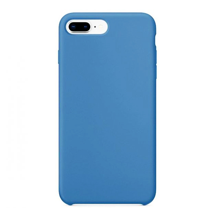 Бампер Silicone Case для iPhone 7 Plus / 8 Plus стальной синий #38