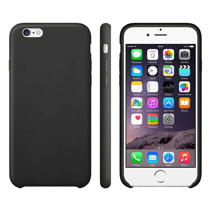 Бампер Silicone Case для iPhone 7 / 8 / SE (2020) черный #18