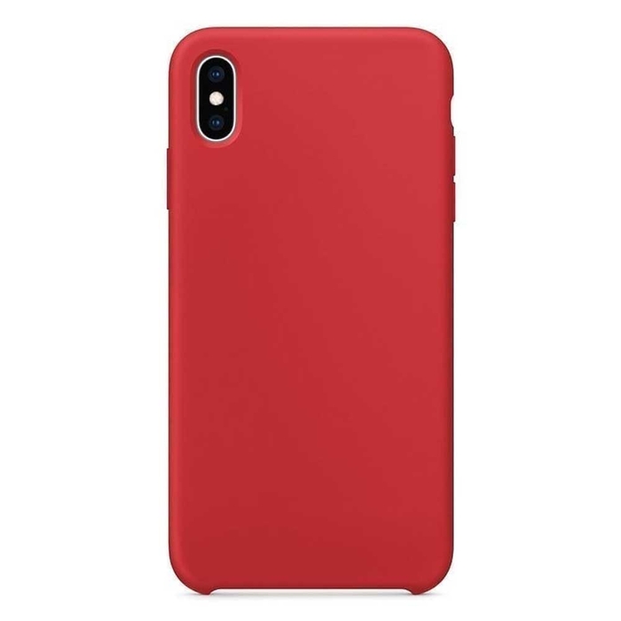 Бампер Silicone Case для iPhone Xs Max красный #14