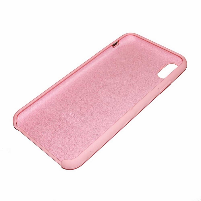Бампер Silicone Case для iPhone Xs Max розовый #6