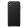 Бампер Leather Case для iPhone Xs Max черный